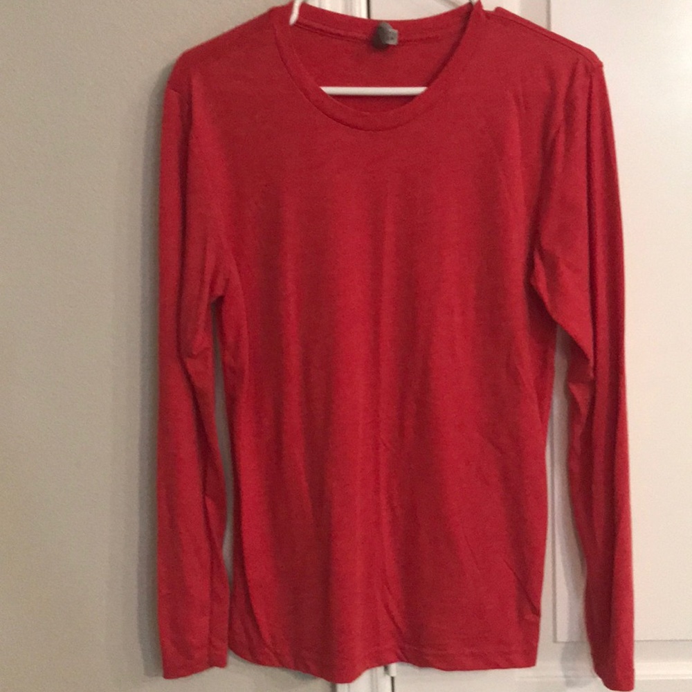 Next Level Apparel red long sleeve shirt small